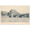 49 - Praha, Národní divadlo a most císaře Františka, cca 1906