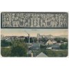 57 - Rychnovsko, Vamberk, koláž, pohled na město, cca 1912