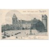 64 - Tábor, oživené Hlavní náměstí s radnicí, cca 1903