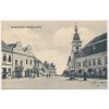 67 - Třebíčsko, Moravské Budějovice, oživené náměstí, cca 1928