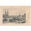 Rakousko, Vídeň (Wien IX.), Maximilianplatz, Kirche, cca 1900