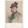 František Josef I., portrét a podpis panovníka, Nakl. M. Munk, cca 1915
