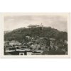 04 - Brno, hrad Špilberk a domy v podhradí, cca 1945