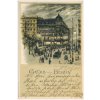 Německo, Berlín, Unter den Linden u Friedrichstrassen, cca 1905