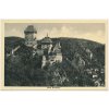 02 - Berounsko, pohled na hrad Karlštejn a okolí, cca 1935