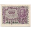 Rakousko, 20 Kronen, 1922, stav 0