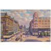 49 - Praha, Příkopy (Graben), oživená ulice, tramvaje, cca 1922