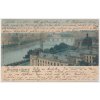 49 - Praha, Pohled z letenských sadů, prošlá poštou 1901