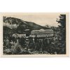 Slovensko, Nový Smokovec, Vysoké Tatry, hotel a okolí, cca 1947