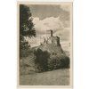Slovensko, hrad Strečno, cca 1949