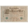Německo, 1000 Marek, 1910, oběhový stav