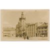 38 - Náchod, oživené náměstí, Radnice, cca 1951