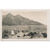 Slovensko, Vysoké Tatry, Ždiar, pohled na obec, cca 1936