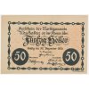 Rakousko, nouzová bankovka 50 h, Neuhofen, 1920, krásný stav UNC