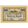 Rakousko, nouzová bankovka 20 h, Neuhofen, 1920, krásný stav UNC