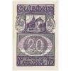 Rakousko, nouzová bankovka 20 h, Weinzierl, 1920, krásný stav UNC