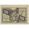 Rakousko, nouzová bankovka 10 h, Ybbsitz, 1920, krásný stav UNC