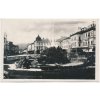 Slovensko, Banská Bystrica, partie z náměstí u kašny, cca 1939