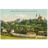 05 - Brno-venkov, Vranov, pohled na obec a poutní kostel, cca 1908