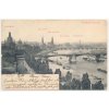 Německo, Drážďany (Dresden), Panorama, cca 1906