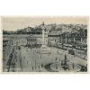 Portugalsko, Lisboa (Lisabon), Gare do Rocio, oživené náměstí, cca 1936