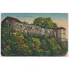 08 - Cheb, Alte Kaiserburg, Hrad, cca 1916, vada v růžcích
