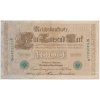 Německo, 1000 Marek, 1910, oběhový stav