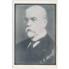 T. G. Masaryk, Portrétová pohlednice s podpisem, cca 1937