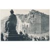 49 - Praha, Pohled z rampy Národního muzea na dům zničený pumou v květnu 1945