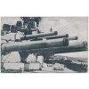 S. M. S. Viribus Unitis, pohled na dělové věže bitevní lodě, cca 1916