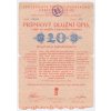 ČSR, Premiový dlužní úpis Československého červeného kříže, 1920