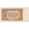ČSR, 10 Kčs, 1953, série ZV, neperforovaná, oběhový stav