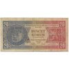ČSR, 20 Kč, 1926, série Hf, neperforovaná, oběhový stav