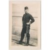 Vojenská, Foto vojáka s šavlí, cca 1915