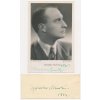 Homola Miroslav (1909-1983), český herec, portrétová pohlednice s vl. podpisem