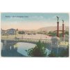 49 - Praha, pohled na most Svatopluka Čecha, cca 1917