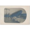 Pohled na sestřelenou italskou vzducholoď Citra di Jesi, cca 1915