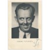 Futurista Ferenc vl. jménem Fiala František (1891-1947), český herec, pohlednice s vl. podpisem