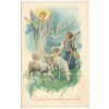 Radostné svátky vánoční, Pasáček, ovečky, anděl..., cca 1935