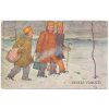 Vánoční přání, Tři králové, cca 1912