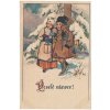 Vánoční přání, Veselé Vánoce!, cca 1923