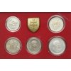 SR, Pamětní dárková sada v dárkovém balení, 5+10+20+20+50 Korun + státní znak, stavy -0/0-