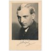 Snížek Jindřich (1891-1963), český spisovatel, pohlednice s vl. podpisem