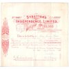 Akcie, Strattons Independence Limited, akcie na 2 Pence a 6 Šilinků, 1908