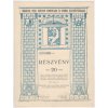 Akcie, Tiskařská a vydavatelská společnost, akcie na 1/20 kapitálu + 11 výnosových lístků, Budapešť, 1936