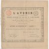 Akcie, Ľ Avenir, akcie na doručitele, 1895