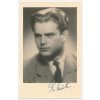 Vašata Rudolf (1911-192), český dirigent, portrétová pohlednice s vl. podpisem