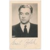 Bolek Emil (1897-1961), český herec, pohlednice (Ateliér Langhans) s vl. podpisem