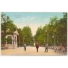 08 - Chebsko, Františkovy Lázně, Kurpark, oživená partie z promenády, 1911