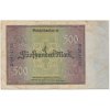 Německo, 500 Marek, 1922, oběhový stav